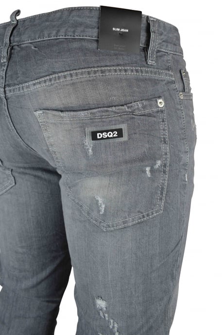 Dsquared2 Slim Jean Grau - Image 5