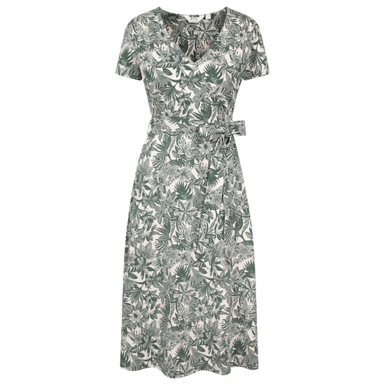 Mountain Warehouse - "Santorini" Midikleid Wickel für Damen (Khakigrün) - Image 1