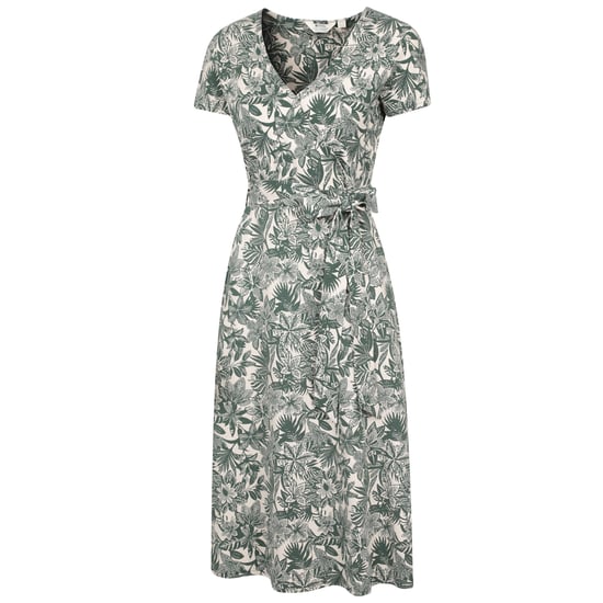 Mountain Warehouse - "Santorini" Midikleid Wickel für Damen (Khakigrün) - Image 3
