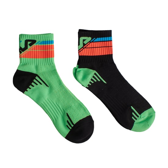 Pack-2 Sport Viertelsocken F9057 für Herren und Damen - Image 1