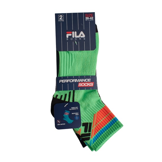 Pack-2 Sport Viertelsocken F9057 für Herren und Damen - Image 4