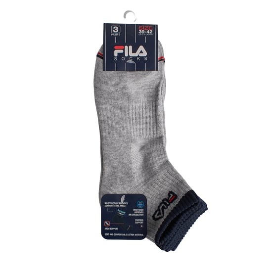 Pack-3 Viertelsocken F2522 für Herren und Damen - Image 4