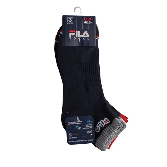 Pack-3 Viertelsocken F2522 für Herren und Damen - Image 5