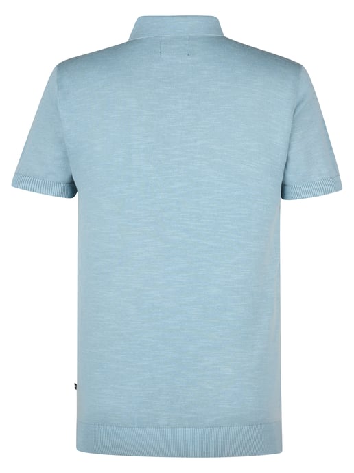 Petrol Industries - Gestricktes Poloshirt Ocean Herren - Blau - Image 2