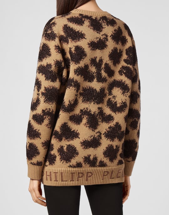 Rundhalspullover Leopard - Image 3