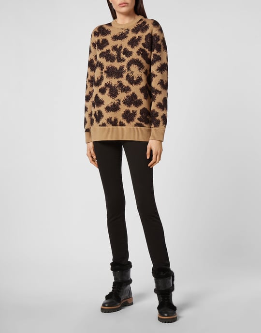 Rundhalspullover Leopard - Image 4
