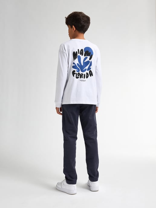 Petrol Industries - Backprint-T-Shirt mit langen Ärmeln Tropicalia  Jungen -  Weiß - Image 6