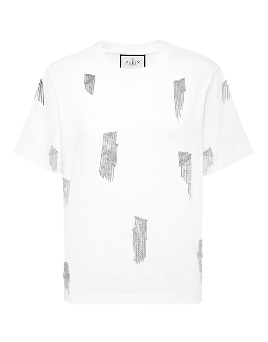 Philipp Plein T-Shirt, Regular/Man Fit - Weiß - Image 1