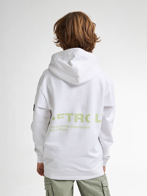 Petrol Industries - Hoodie mit Rückenaufdruck Bayview  Jungen -  Weiß - Image 4