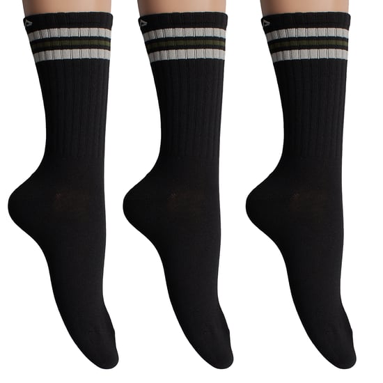 3er-Pack lange Baumwollsocken F5604 für Herren und Damen - Image 1
