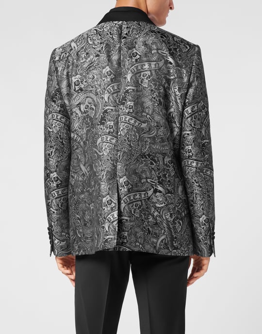 Einknopf-Blazer Slim Fit Tattoo - Image 3