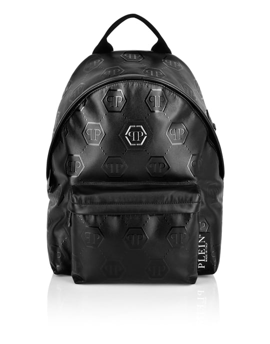 Nappa Backpack Embossed Monogram - Image 1