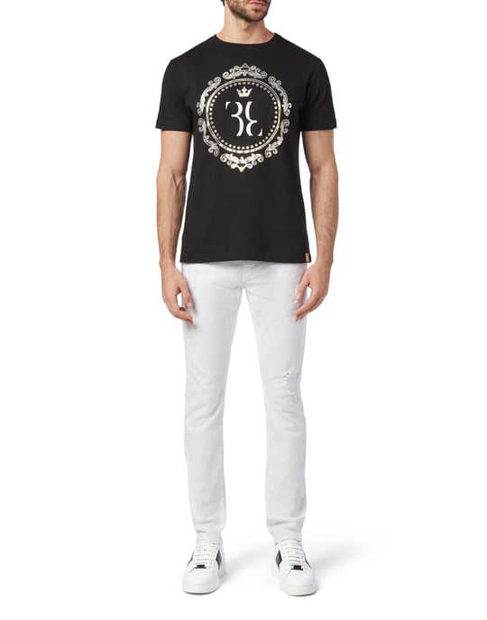 Billionaire T-Shirt mit Rundhals, Baroque - Schwarz - Image 3
