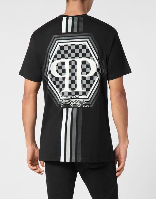 T-Shirt Round Neck Ss Stripes Hexagon - Image 3