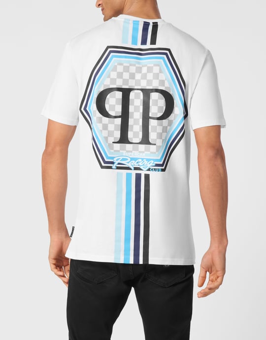 T-Shirt Round Neck Ss Stripes Hexagon - Image 3