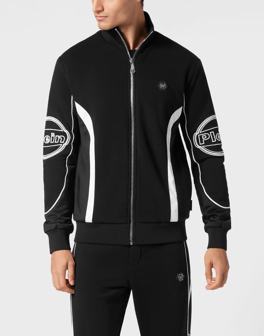 Philipp Plein Sweatjacke Racing - Schwarz - Image 2