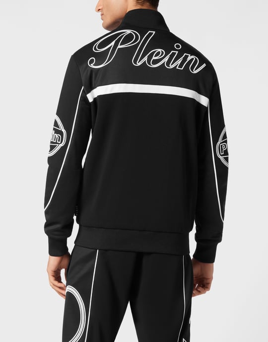 Philipp Plein Sweatjacke Racing - Schwarz - Image 3