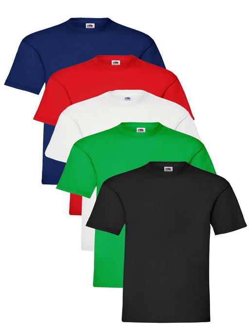 Lot de 5 t-shirts pour enfants Fruit of The Loom - Image 1