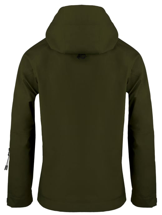 Damen Wanderjacke 3-Lagen Hardshell Olive - Image 4