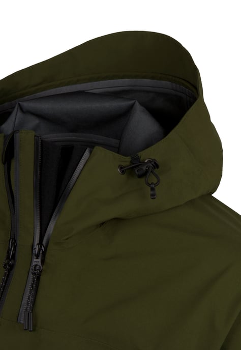 Damen Wanderjacke 3-Lagen Hardshell Olive - Image 5