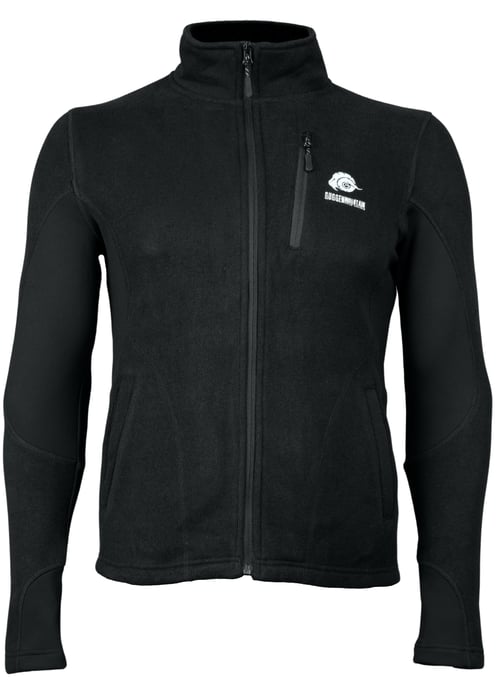 Herren Fusion Fleecejacke Wanderjacke Schwarz - Image 4