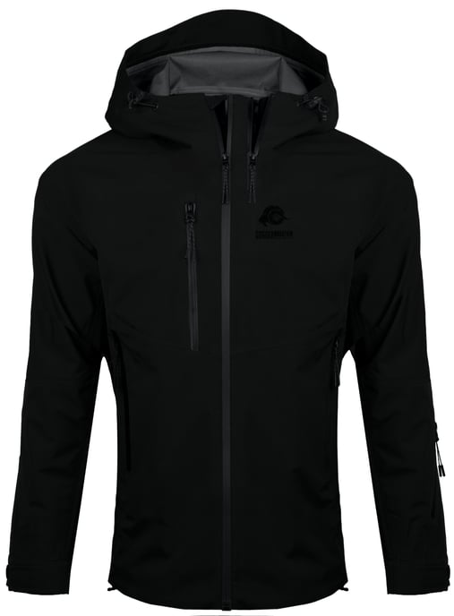 Damen Wanderjacke 3-Lagen Hardshell Schwarz - Image 1