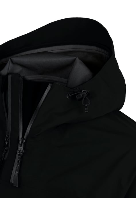 Damen Wanderjacke 3-Lagen Hardshell Schwarz - Image 6