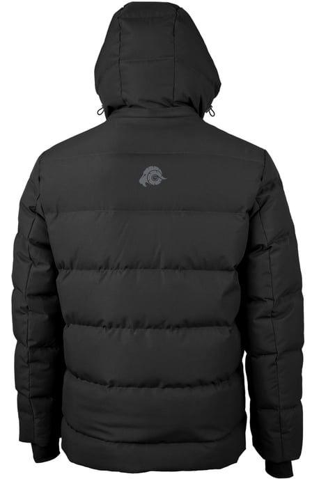 Herren Warme Daunenjacke Jacke Winterjacke Schwarz - Image 6