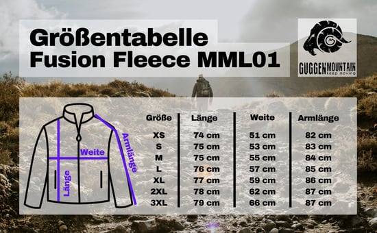 Damen Fusion Fleecejacke Wanderjacke Grau - Image 4