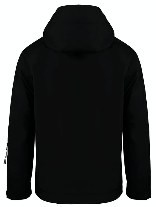 Herren Wanderjacke 3-Lagen Hardshell Schwarz - Image 2