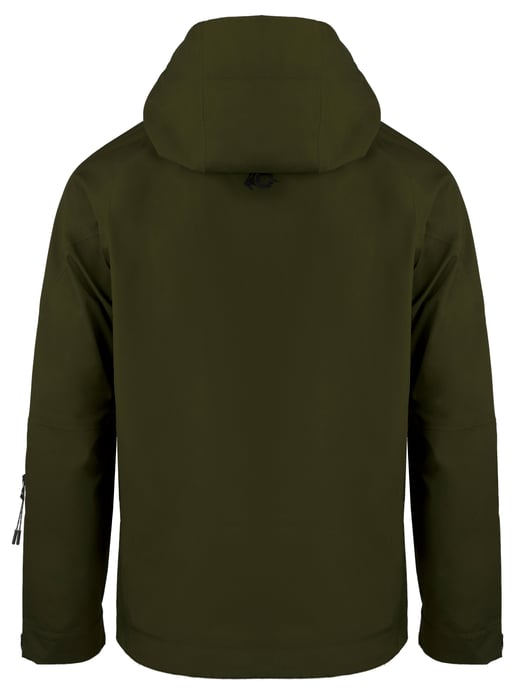 Herren Wanderjacke 3-Lagen Hardshell Olive - Image 3