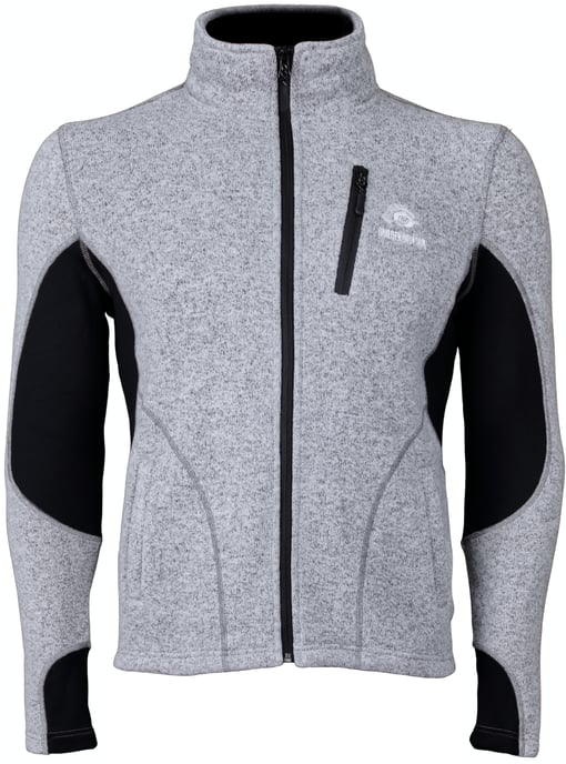 Herren Fusion Fleecejacke Wanderjacke Grau - Image 4