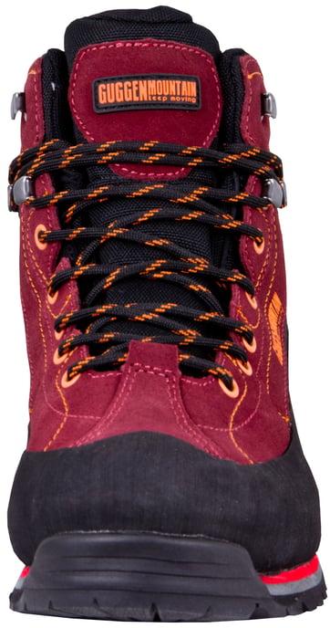 Herren und Damen Trekking-& Wanderstiefel Wildleder Rot - Image 2