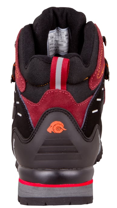 Herren und Damen Trekking-& Wanderstiefel Wildleder Rot - Image 3