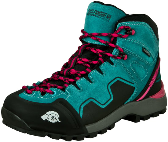 Damen Trekking-& Wanderstiefel Wildleder Türkis - Image 1