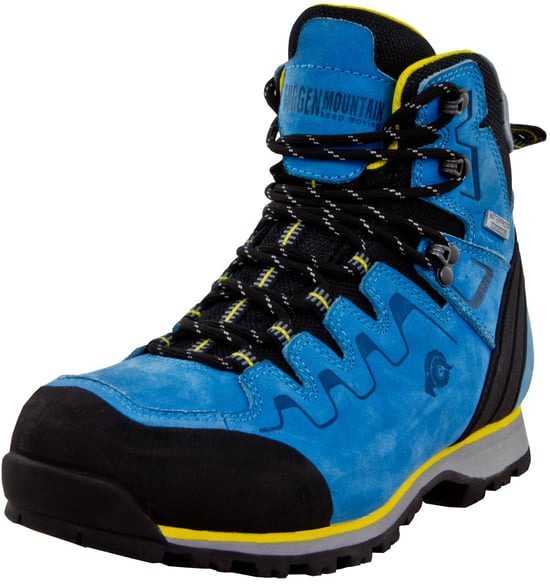 Damen Wanderschuhe Leder Blau - Image 1
