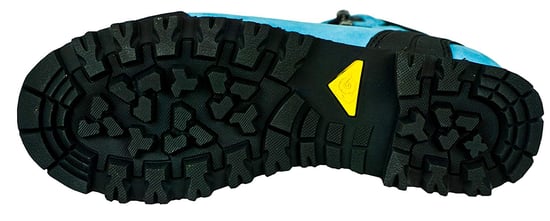 Damen Wanderschuhe Leder Blau - Image 3