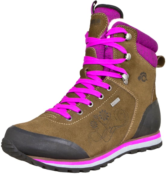 Damen Trekking-& Wanderstiefel mit Wolle Winterstiefel Braun - Image 1