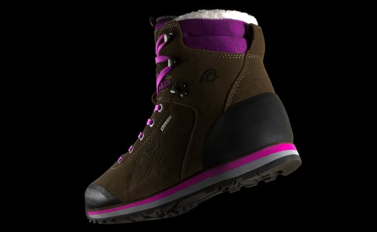 Damen Trekking-& Wanderstiefel mit Wolle Winterstiefel Braun - Image 2