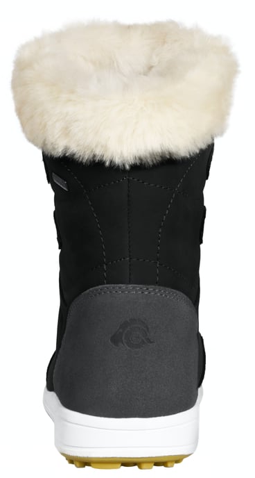Damen Winterstiefel Echtleder mit Kunstfell Schwarz - Image 5