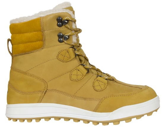 Damen Fellstiefel mit Lammwolle Winterstiefel Braun - Image 3