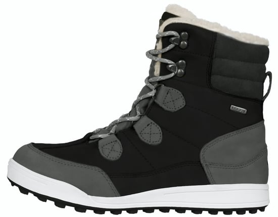 Damen Fellstiefel mit Lammwolle Winterstiefel Schwarz - Image 2