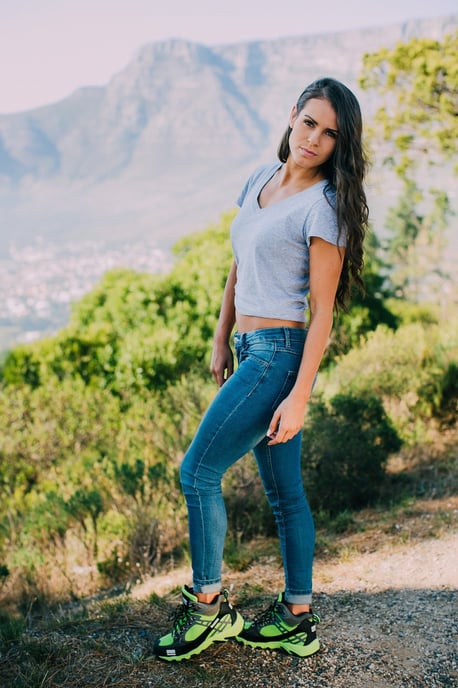 Damen Frauen Wanderschuhe Grün - Image 6