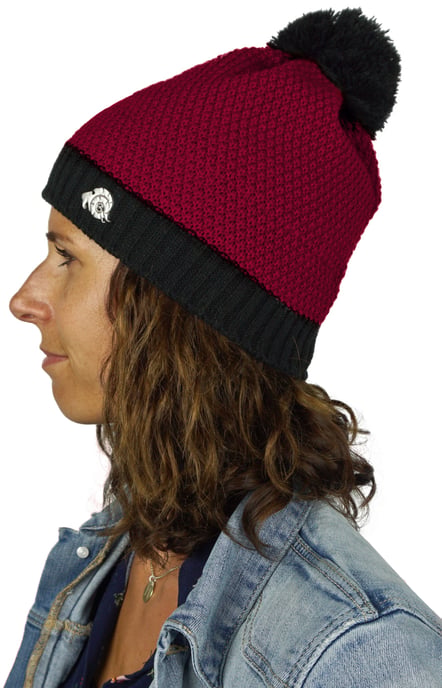 Unisex Mütze Wintermütze mit Bommel und Fleecefutter - Image 2