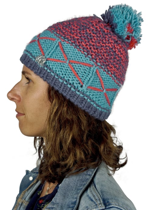 Unisex Mütze Wintermütze mit Bommel und leichtem Fleecefutter - Image 2
