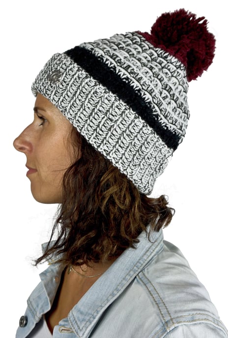 Unisex Mütze Wintermütze mit Bommel und leichtem Fleecefutter - Image 2