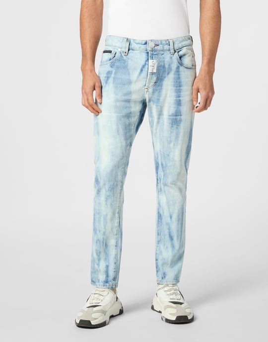 Denim Skinny Fit Trousers - Image 2