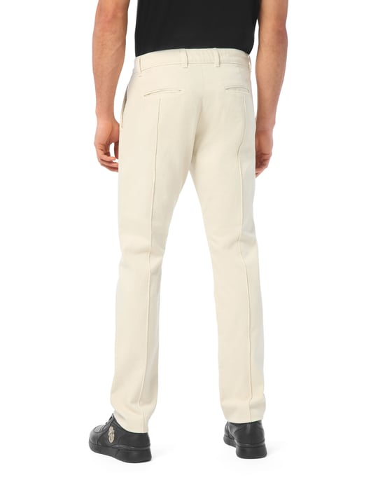 Billionaire Denim-chinohose mit schmaler Passform - Weiß - Image 4