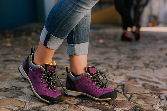 Damen Wandern Trekkingschuhe Lila - Image 3