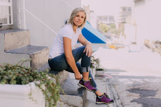 Damen Wandern Trekkingschuhe Lila - Image 4
